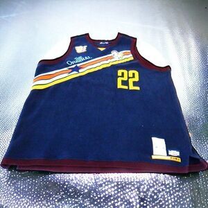 Fubu blue the Originals Harlem Globetrotters "Curly" sweater jersey